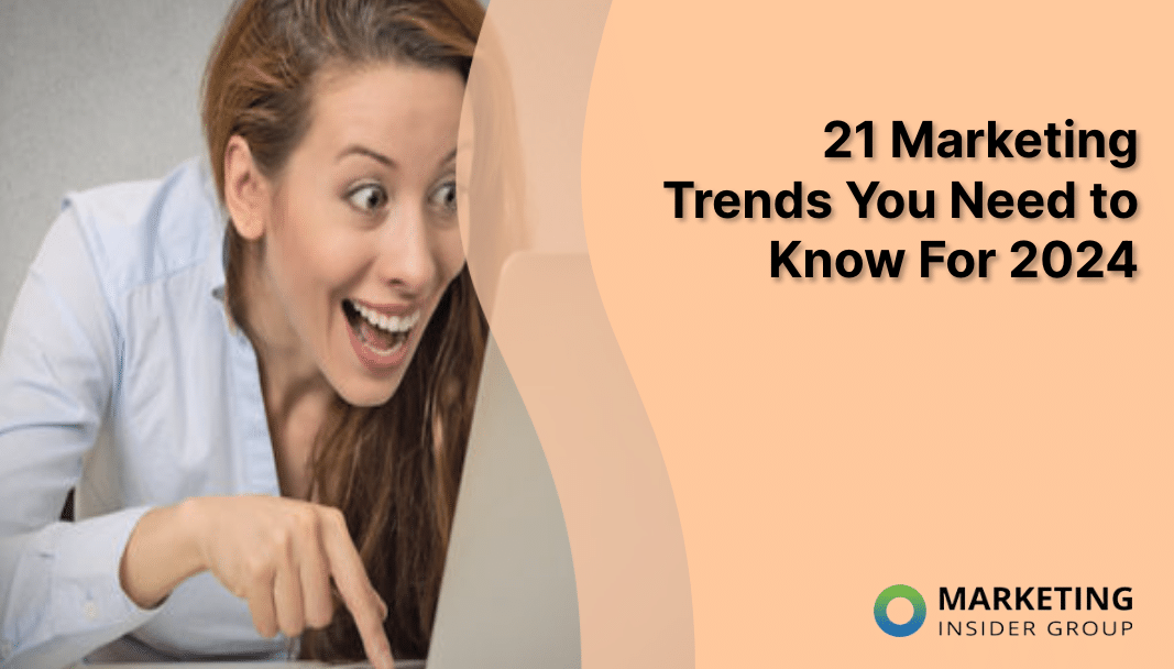 excited woman about 21 marketing trends for 2024