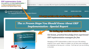 message matching for conversion rate optimization