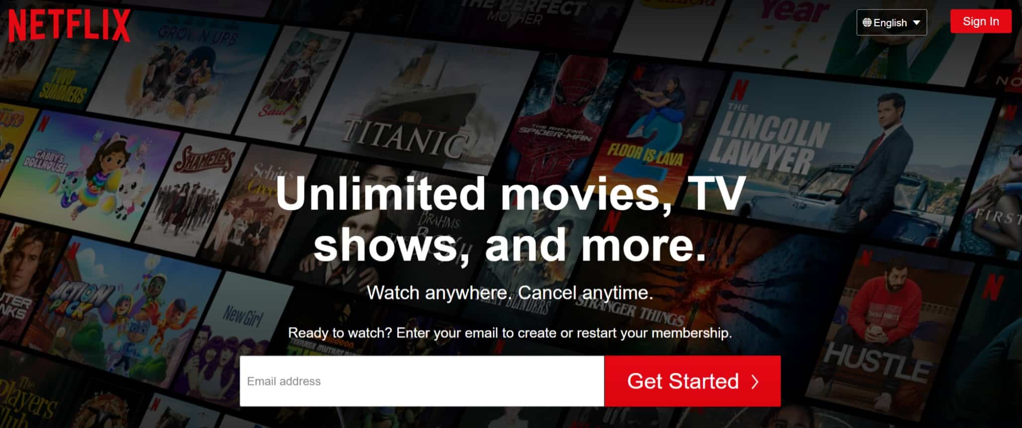 netflix call to action