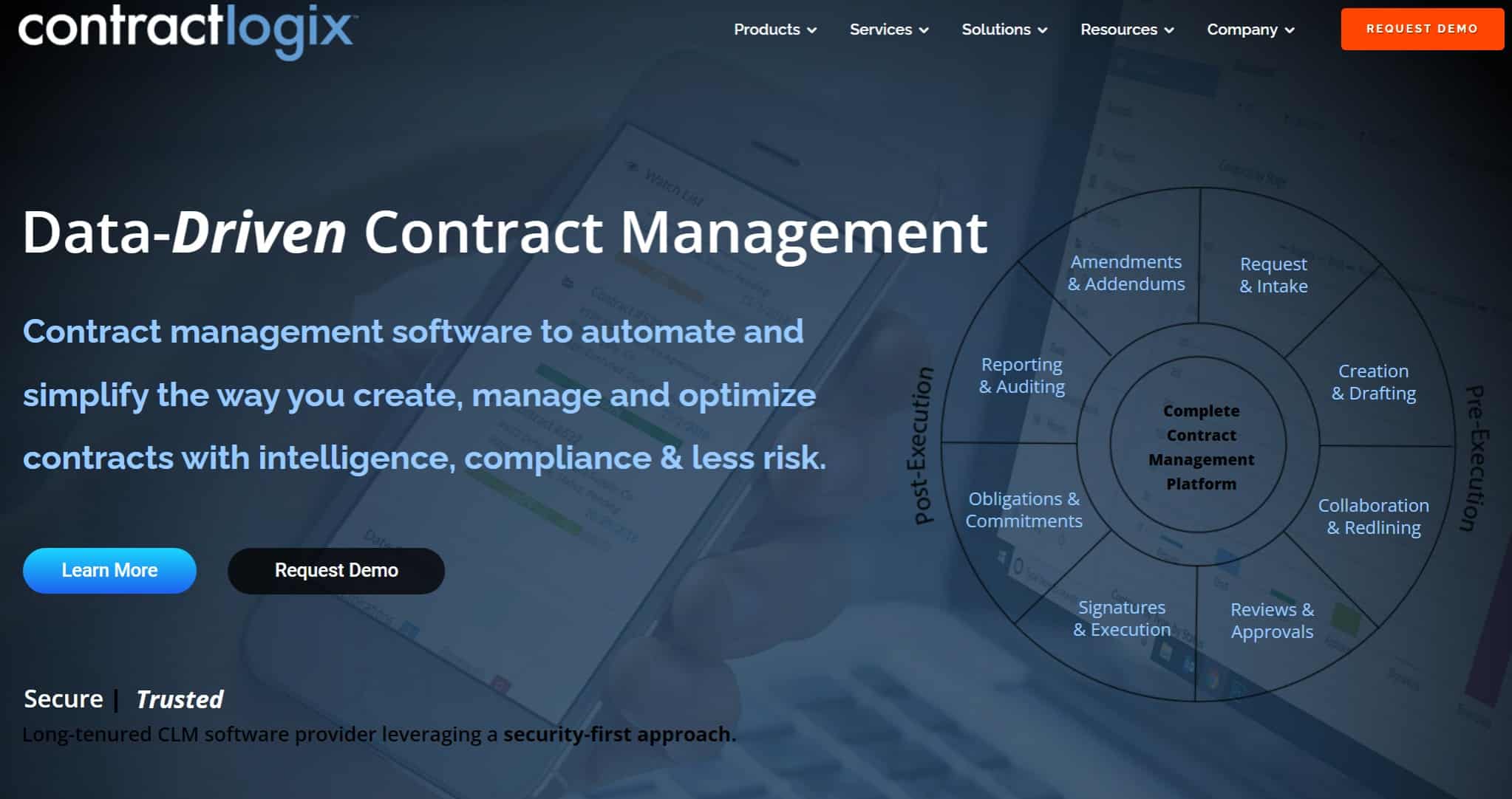 contractlogix contract management software