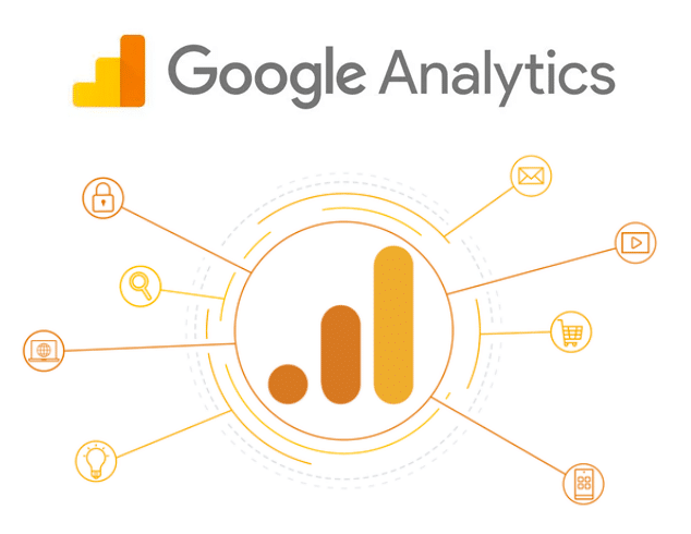 image shows Google Analytics logo