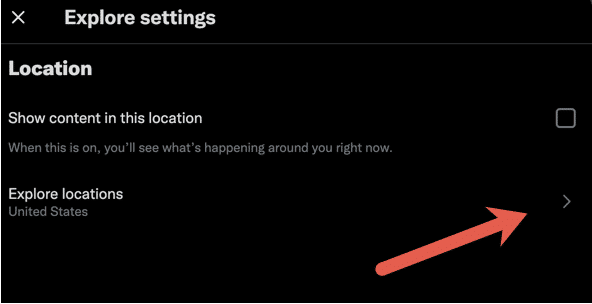 Changing the location on Twitter can let you see current trending topics in other places