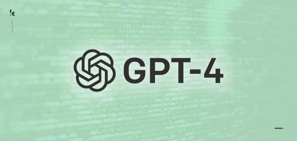 graphic shows GPT-4 logo