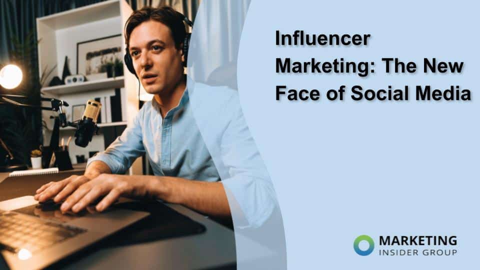 influencer with marketing setup and headphones on focusing on laptop