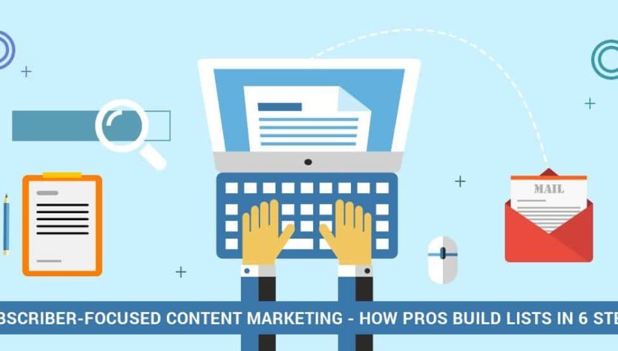 Subscriber-Focused Content Marketing: How Pros Build Lists in 6 Steps